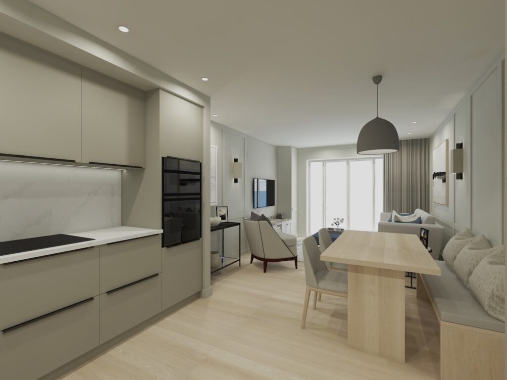 Type B Kitchen Living 1