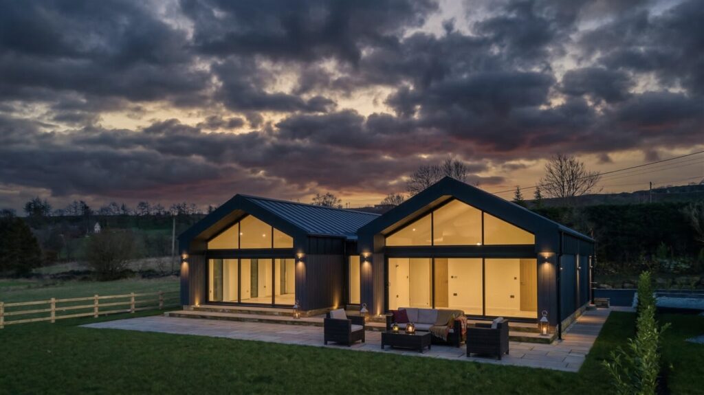 Hob Lane Barn Twilight